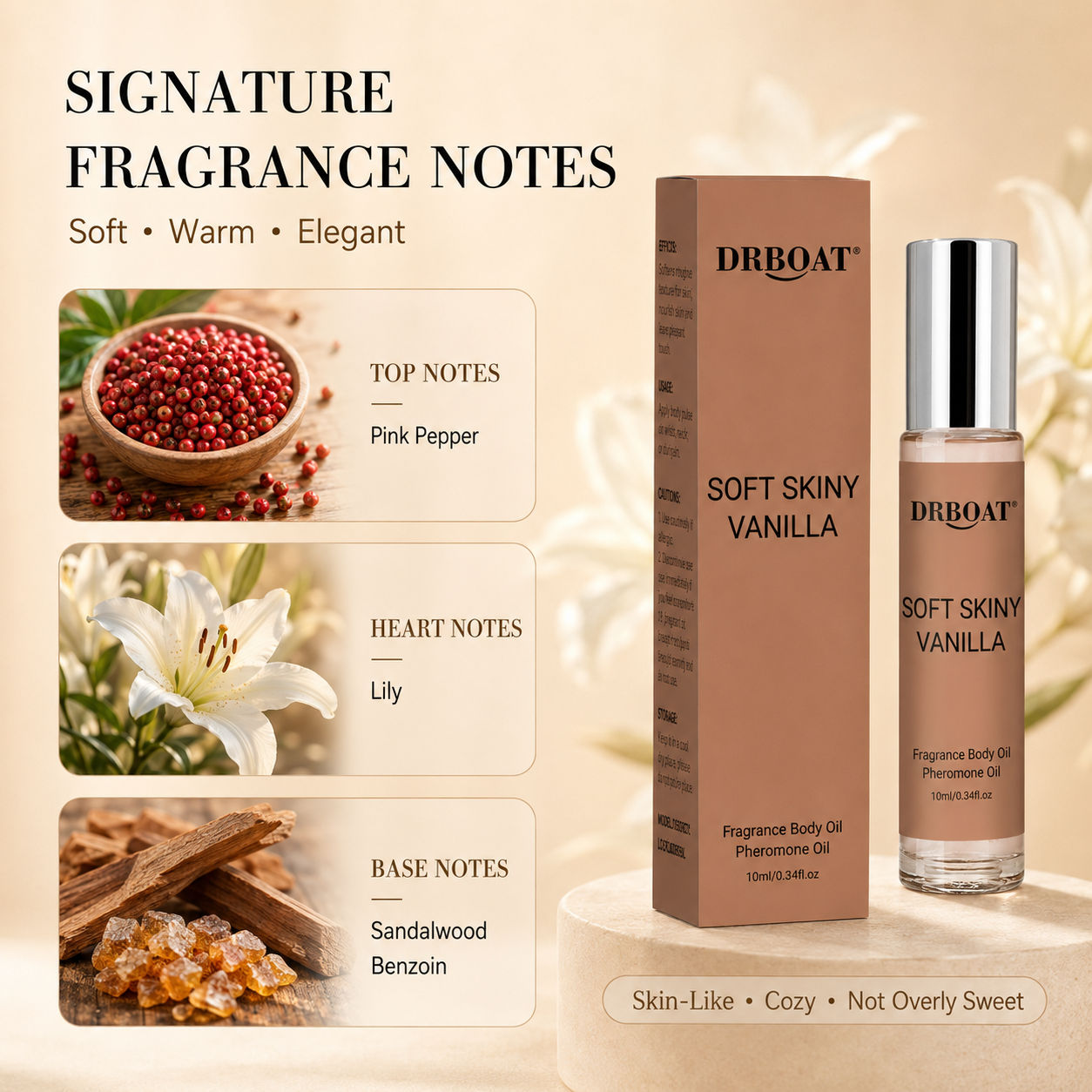 زيت عطر للنساء، برائحة الفانيل - مراجعة Perfume Fragrance Vanilla وسعره